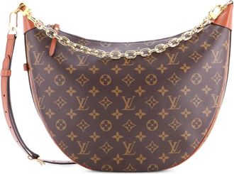 Louis Vuitton Loop Reverse Monogram Canvas hobo bag - Bruin