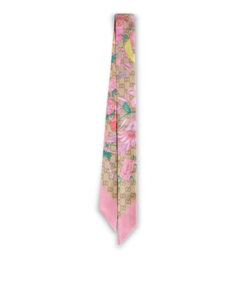 Gucci FLORA SCARF IN PRINTED SILK - Gucci - Woman
