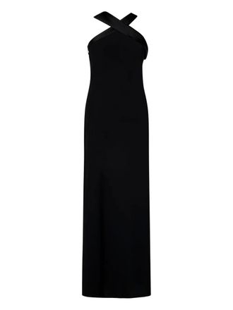 Max Mara halterneck dress - Black