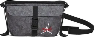 Nike Jordan Mens Air Jordan Portable Large Capacity Messenger Bag Shoulder Bag Black DV5312-011