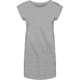Kariban Womens/Ladies T-Shirt Dress (L/XL) (Light Grey)