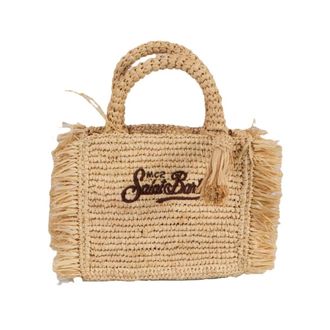 MC2 Saint Barth Tote Bags, female, Yellow, Size: ONE SIZE Vanity Mini Bag