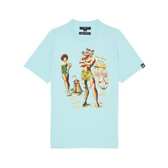 Cult of Individuality LUCKY BASTARD SHORT SLEEVE CREW NECK TEE HOLLYWOOD BEACH