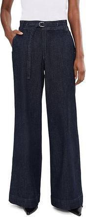 NYDJ Mia Palazzo Jeans in Rainse Womens Jeans Rinse : 10 32, Cotton/Denim/Elastane