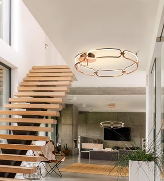 Schuller Plafon Led Colette &Oslash;80 Oro Rosa
