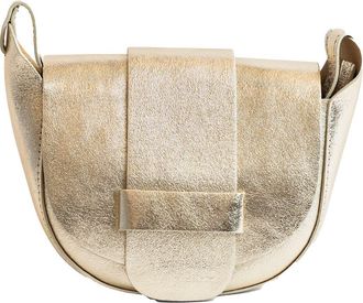 Persaman New York Metallic Leather Crossbody Bag in Gold at Nordstrom Rack