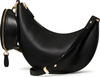 Kate Spade New York duo pebble leather crossbody bag in Black at Nordstrom