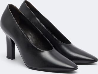 The Row Sylvia leather pumps