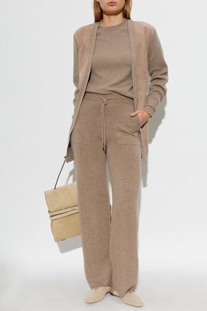 Max Mara Fiabe Cashmere Trousers, Womens, Beige