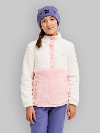 Roxy Winter Flora Girl Kids Chaqueta Polar blanco