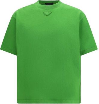 Prada Bicolor Cotton Mens T-Shirt