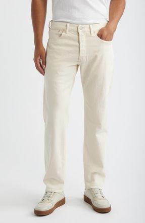 Madewell The 1991 Artisan Comfort Selvedge Straight Leg Jeans in Ecru at Nordstrom, Size 30 X 32