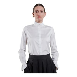 Stenstr&ouml;ms Shirts - Dames - Overhemden - Wit - S - Katoen - Overhemden