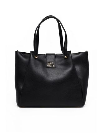Ermanno Scervino Structured Textured Polyurethane Vally Shoulder Bag