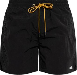 Rhude Logo Zwemshorts - Heren - Strandmode - Zwart - S - Badmode