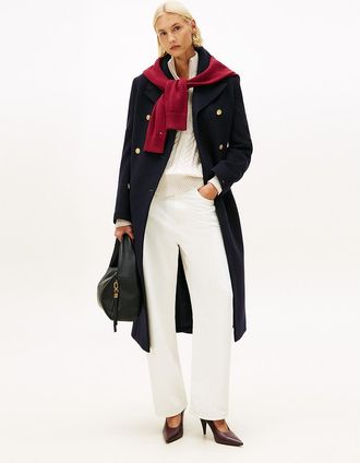 Tommy Hilfiger Womens Mid-Rise Barrel Leg Jean - Blue - 26W x RegularL