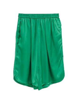 Frankie Shop Nelis Satin Bermuda Shorts