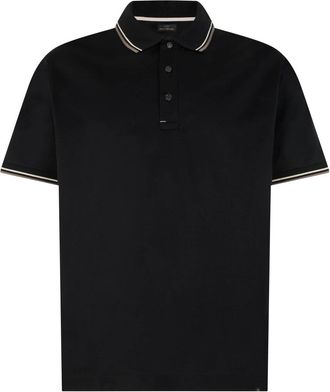 Paul & Shark Katoenen Polo - Heren - Polos - Zwart - XL - Katoen - Tops