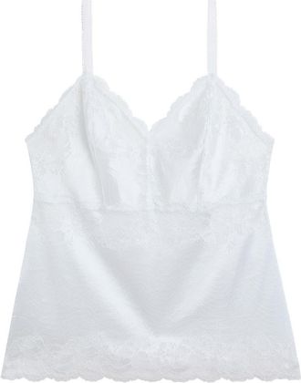 Wacoal Modern Affair Lace Camisole in White at Nordstrom, Size X-Large