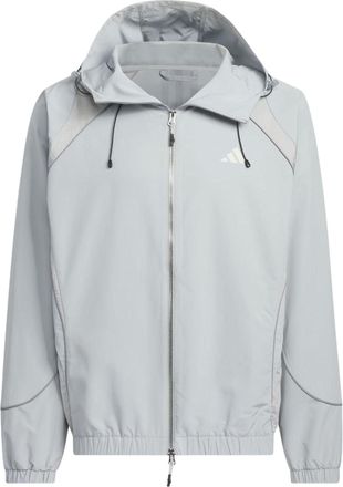 adidas FUSTL WOVEN logo Jacket Asia Sizing Grey JI8736