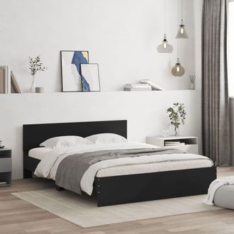 Berkfield Home Bed Frame without Mattress Black 140x200 cm