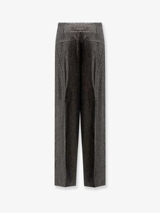 HUGO BOSS Womens Trousers Telda Grey Viscose