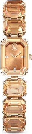 Swarovski Elegante Gouden Horloge voor Vrouwen - Dames - Horloges - Geel - ONE Size - Accessoires