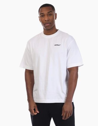 Off-white Mens Arrow Skate T Shirt - White/Multi - Size: 36