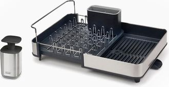 Joseph Joseph Joseph&joseph - Joseph Joseph Escurridor Extensible Con Tap&oacute;n + Bomba De Jab&oacute;n L&iacute;quido Acero Inoxidable (85189)