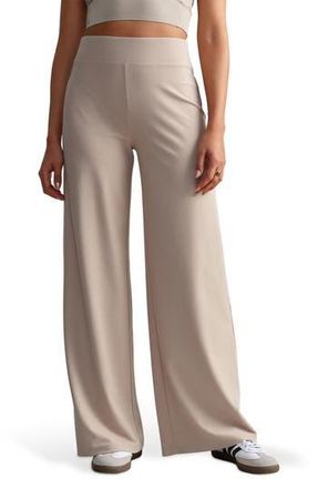 Rhone Ripple Wide Leg Sweatpants in Taupe at Nordstrom Rack, Size Medium
