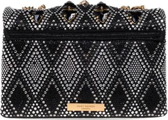 Kurt Geiger Clutch Kensington media con decorazione - Nero