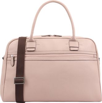 Paul Costelloe Womens Benny Leather Weekend Bag - Pink - One Size