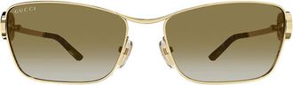 Gucci Sunglasses Gg2045 S 003 Gold/Brown Woman
