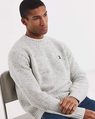 Tommy Jeans Badge Jumper - White