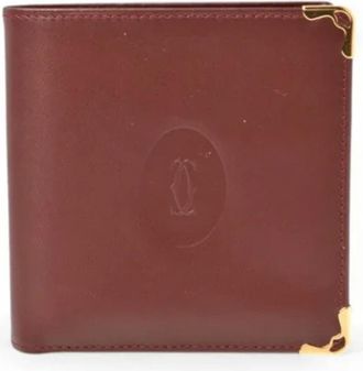 Cartier Pre-owned Wallets, male, Red, Size: ONE SIZE Pre-owned Wallet (bi-fold)