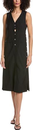 3.1 Phillip Lim Tailored Vest Wool-Blend Midi Dress