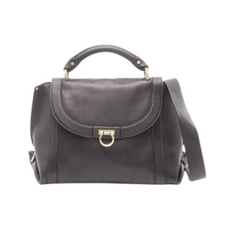 Ferragamo Pre-owned Handbags, female, Black, Size: ONE SIZE Pre-owned Handbag
