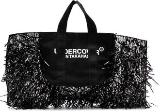 Undercover logo print tote bag - women - Nylon - One Size - Black