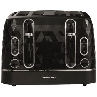 Hamilton Beach Diamond Toaster 4 Slice Black - Hamilton Beach