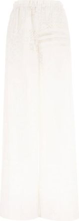 Fendi Dames, Broeken, Wit, Maat: XS