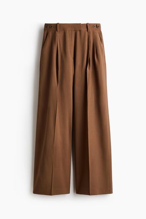 H&M Elegante Hose - Braun