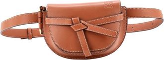 Loewe Brown Leather Gate Belt Bag Mini (Authentic Pre-Loved)