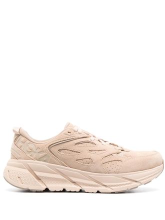 Hoka One One Sneakers met vlakken - Beige