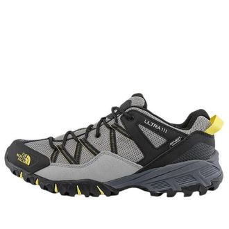 The North Face Ultra 111 Waterproof Trail Hiking Shoes Grey 46CJ-GVV