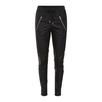 Rue de Femme Skin Fatale Gold Trousers Black - female - RUE de FEMME - Slim-fit Trousers - Black - XL - Trousers