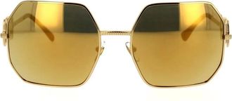 Versace Unique Irregular Sunglasses with Medusa Logo