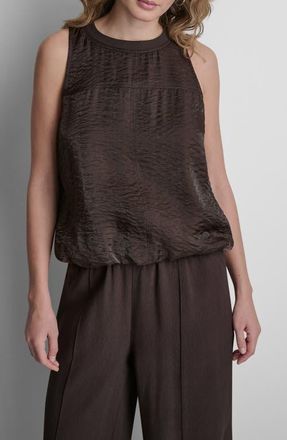DKNY Twinkle Bubble Tank in Tobacco at Nordstrom, Size X-Large