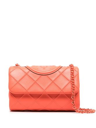 Tory Burch Orange Fleming shoulder bag