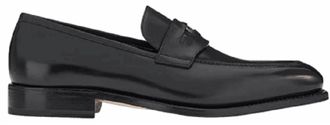 Ferragamo Mens Penny Leather Loafer In Black