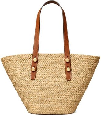 Tory Burch Small Romy Basket Tote in Natural at Nordstrom